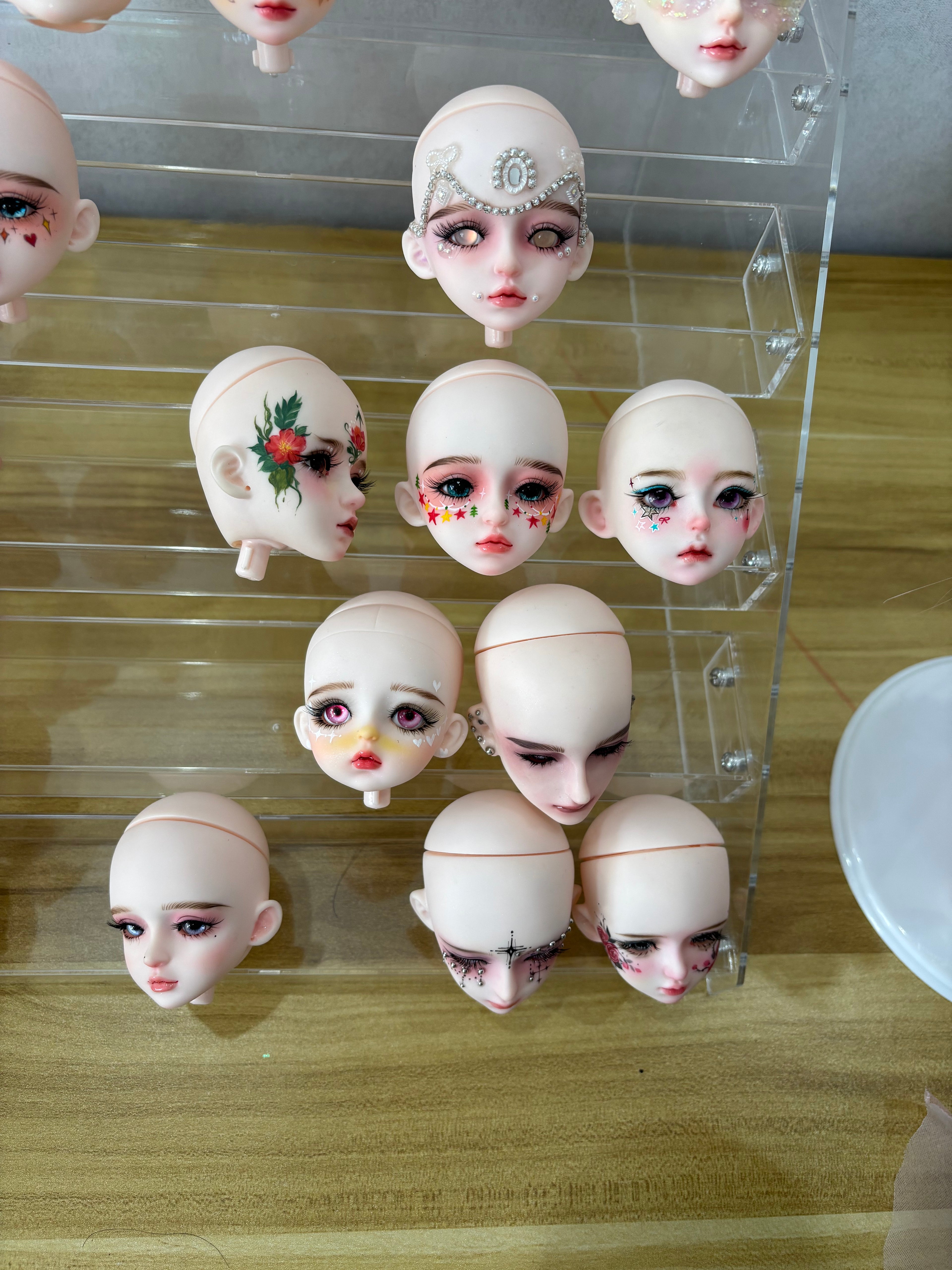 Painted BJD Doll Head
